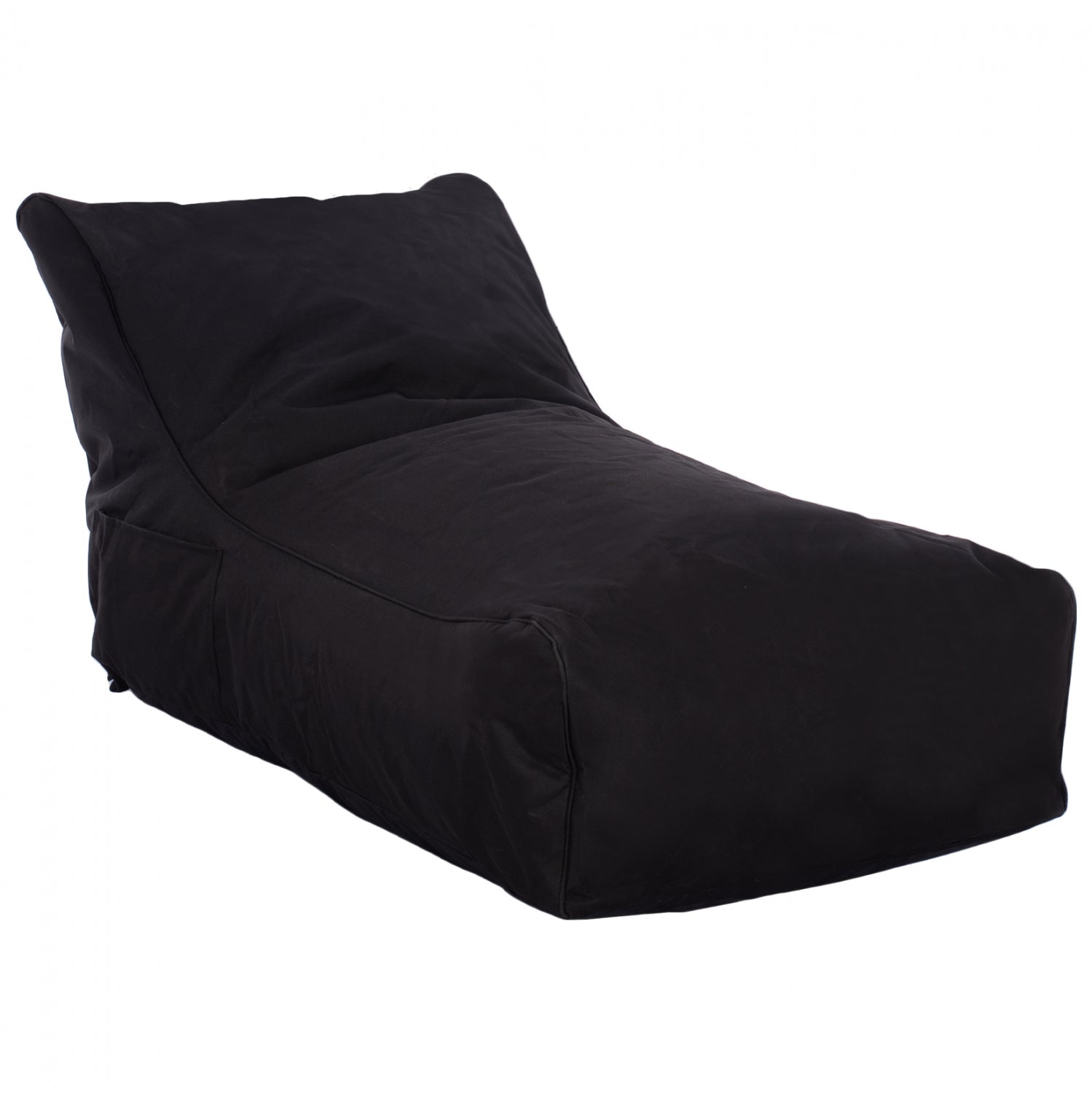 Пуф BLOOM черен цвят 100% водоустойчив  106x70x61