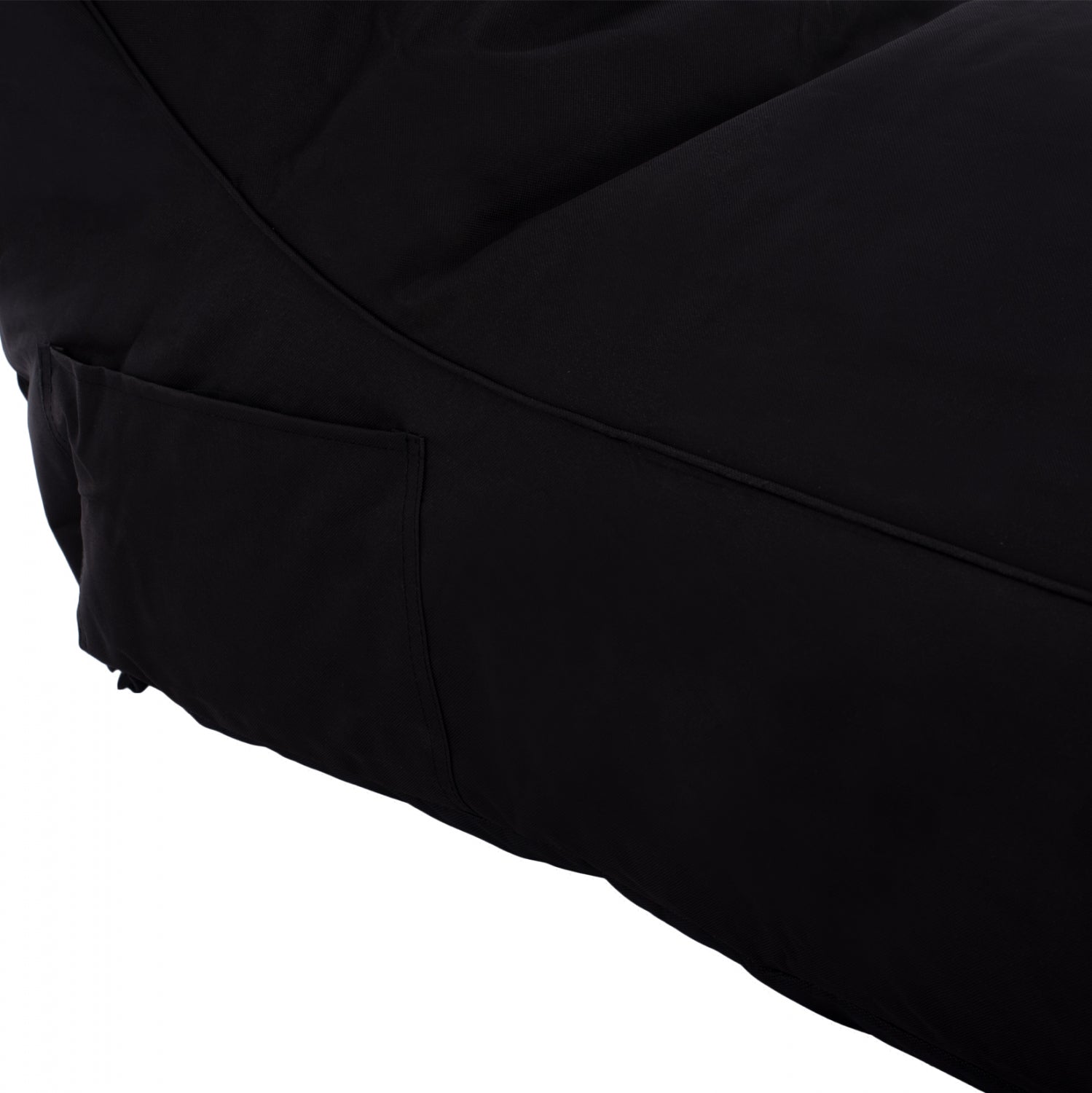 Пуф BLOOM черен цвят 100% водоустойчив 106x70x61