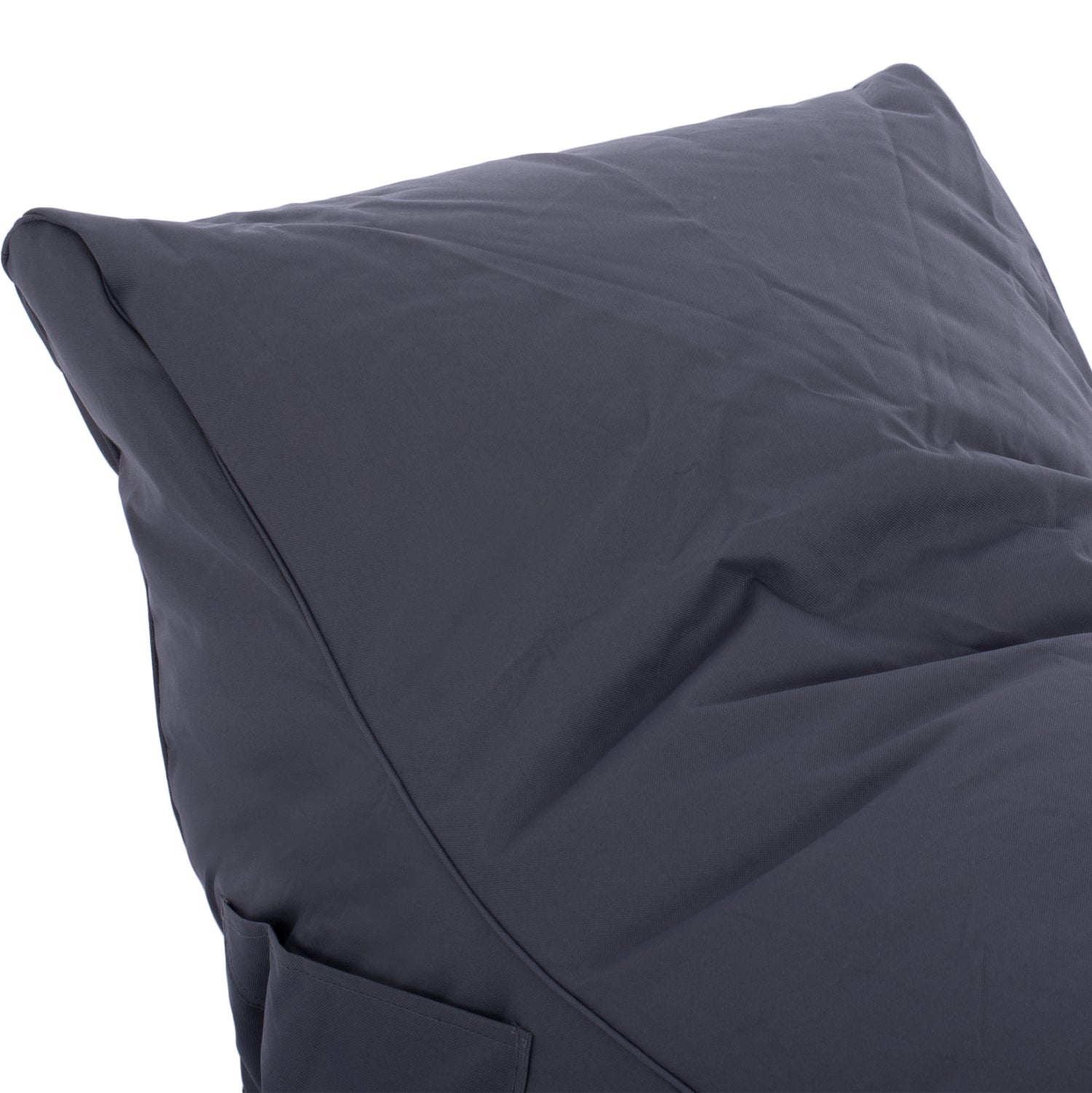 Пуф BLOOM сив цвят 100% водоустойчив 106x70x61см