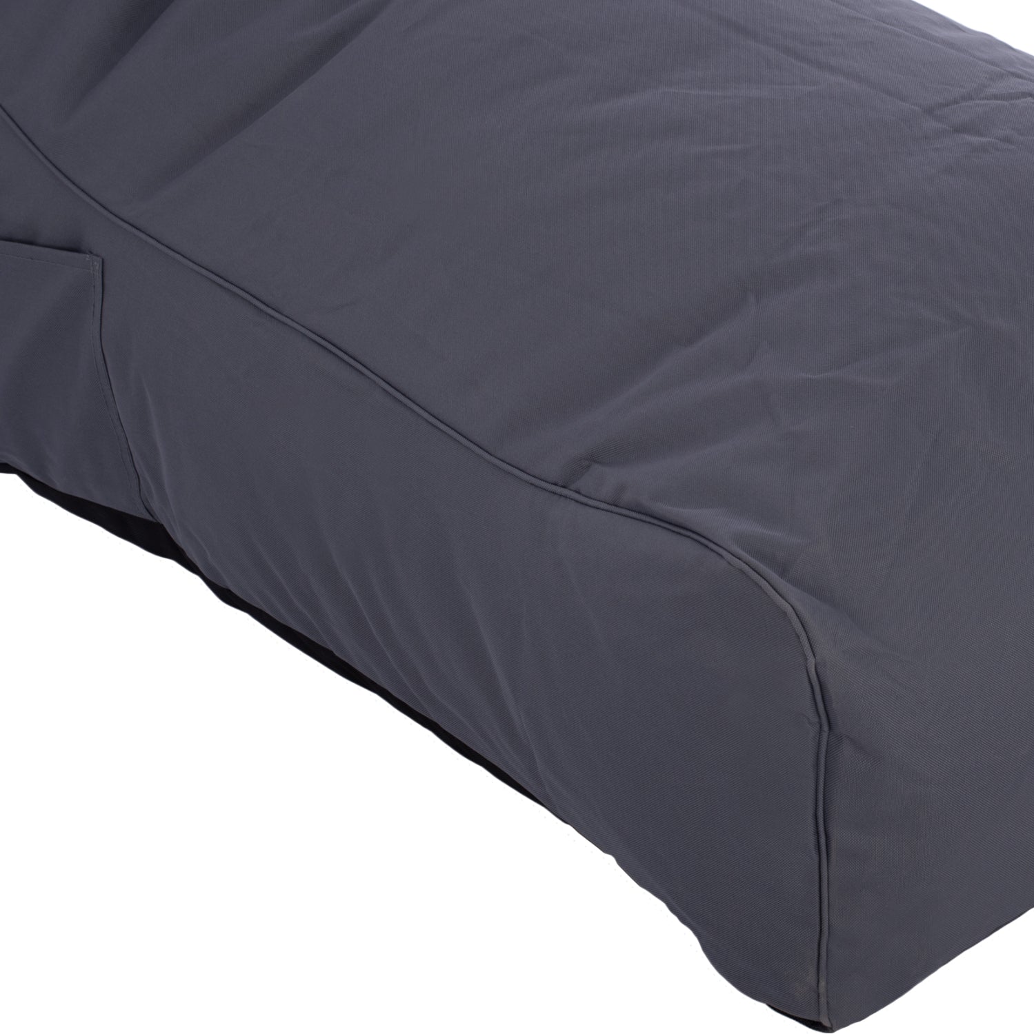 Пуф BLOOM сив цвят 100% водоустойчив 106x70x61см