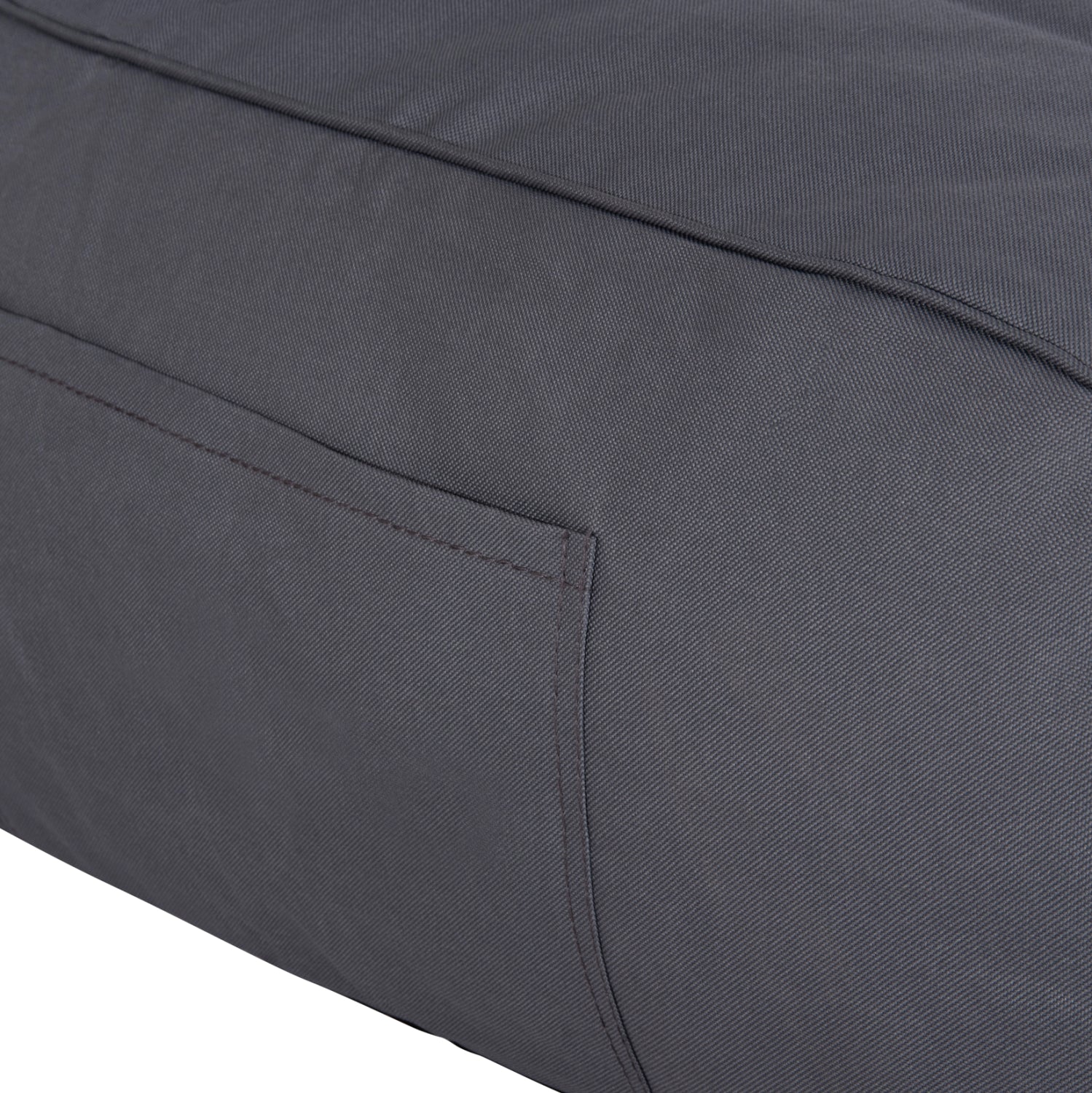 Пуф CLOUD сив цвят 100% водоустойчив 81/78/73см