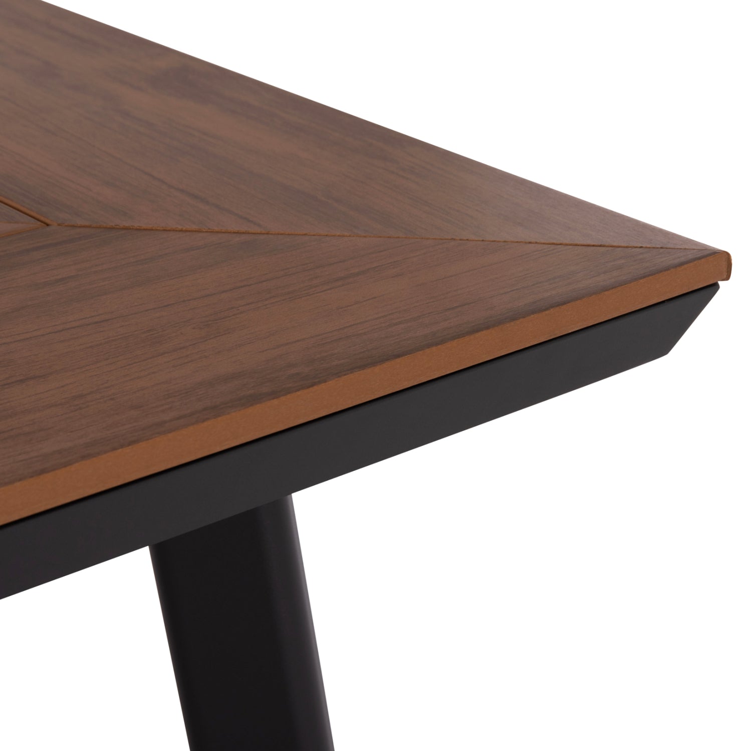 Алуминиева маса Табер цвят сив-натурал 200/100см