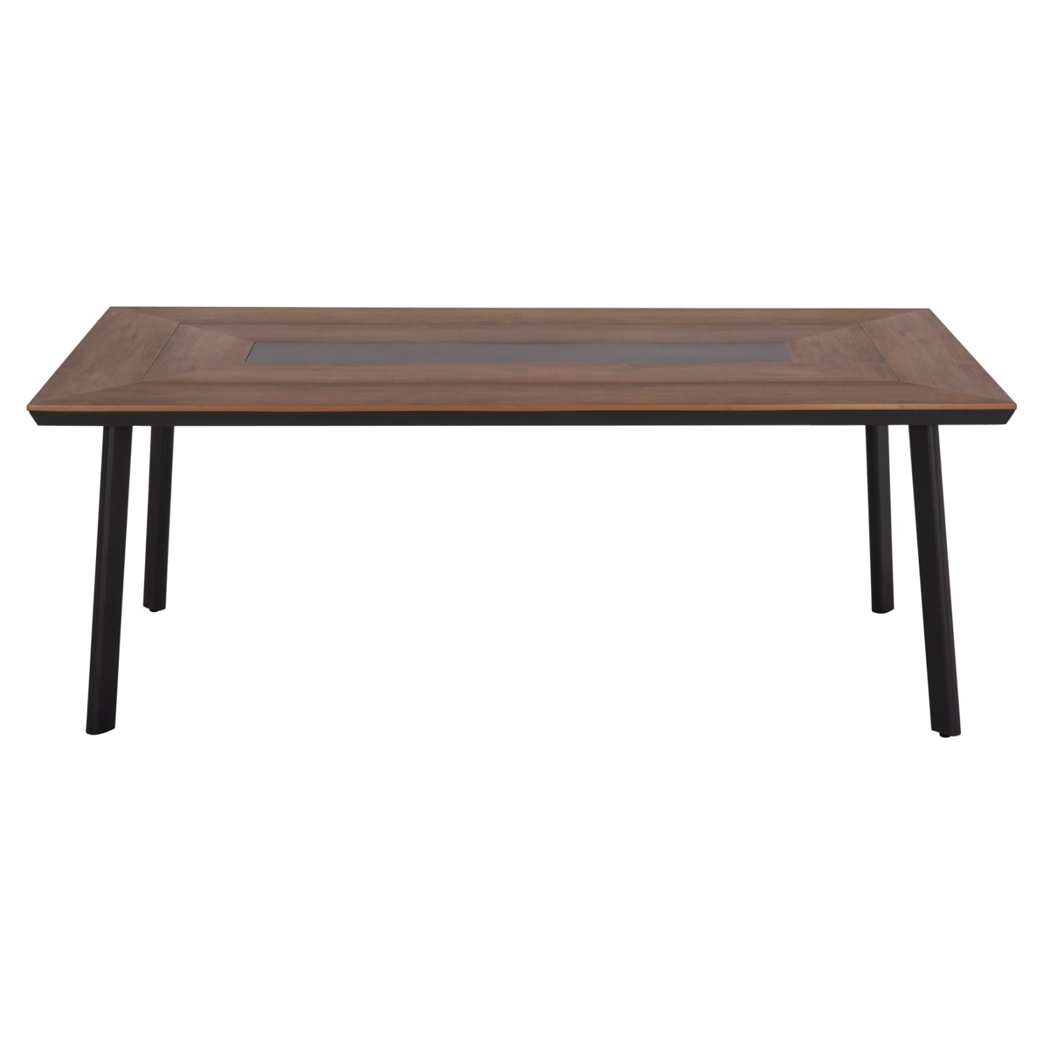 Алуминиева маса Табер цвят сив-натурал 200/100см