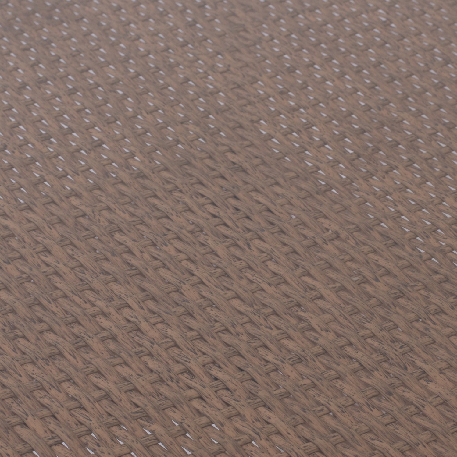 Ратанова маса/метал 120х70 см кафява