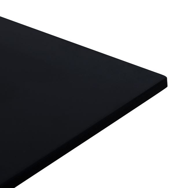 Плот за маса hpl 120x70 см черен цвят