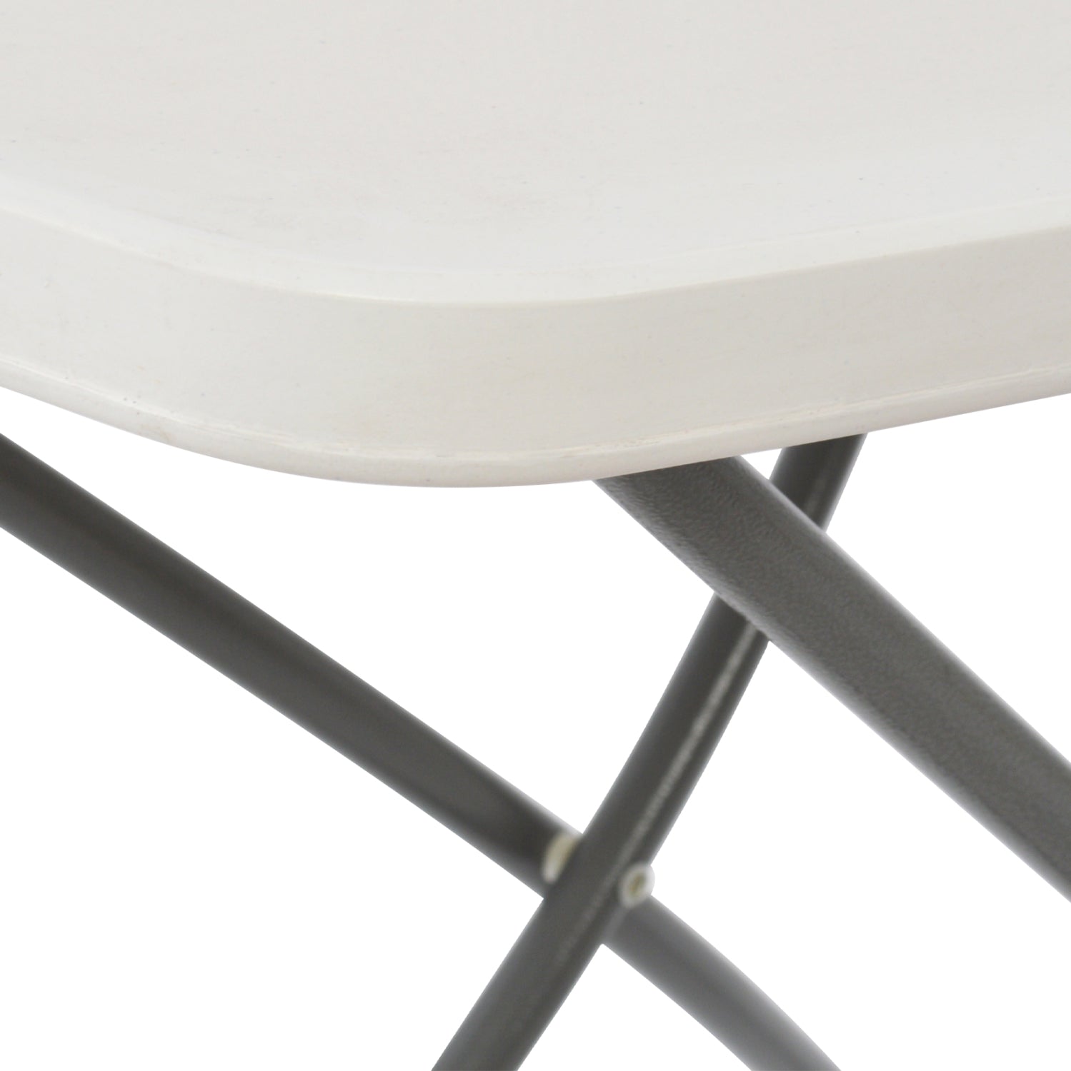 Маса кетъринг Блум 74х48 -бял цвят