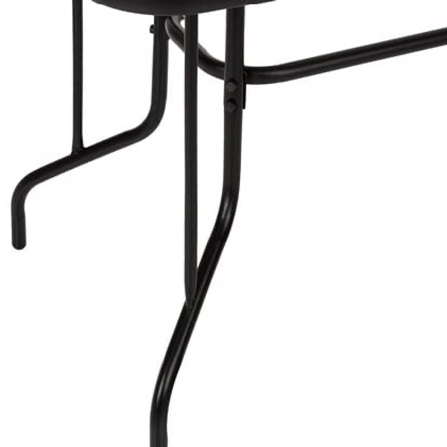 Градински комплект метален с 4 столa и маса 110x60 черен