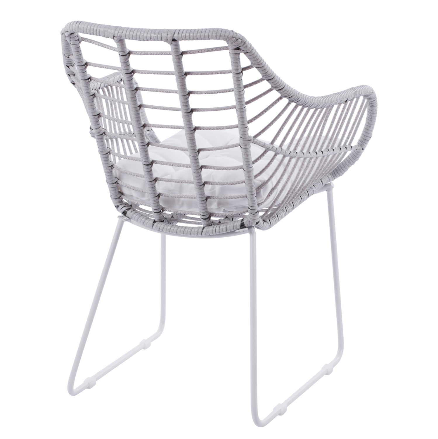 Кресло Алегра 2 -бял мат 60x56x84