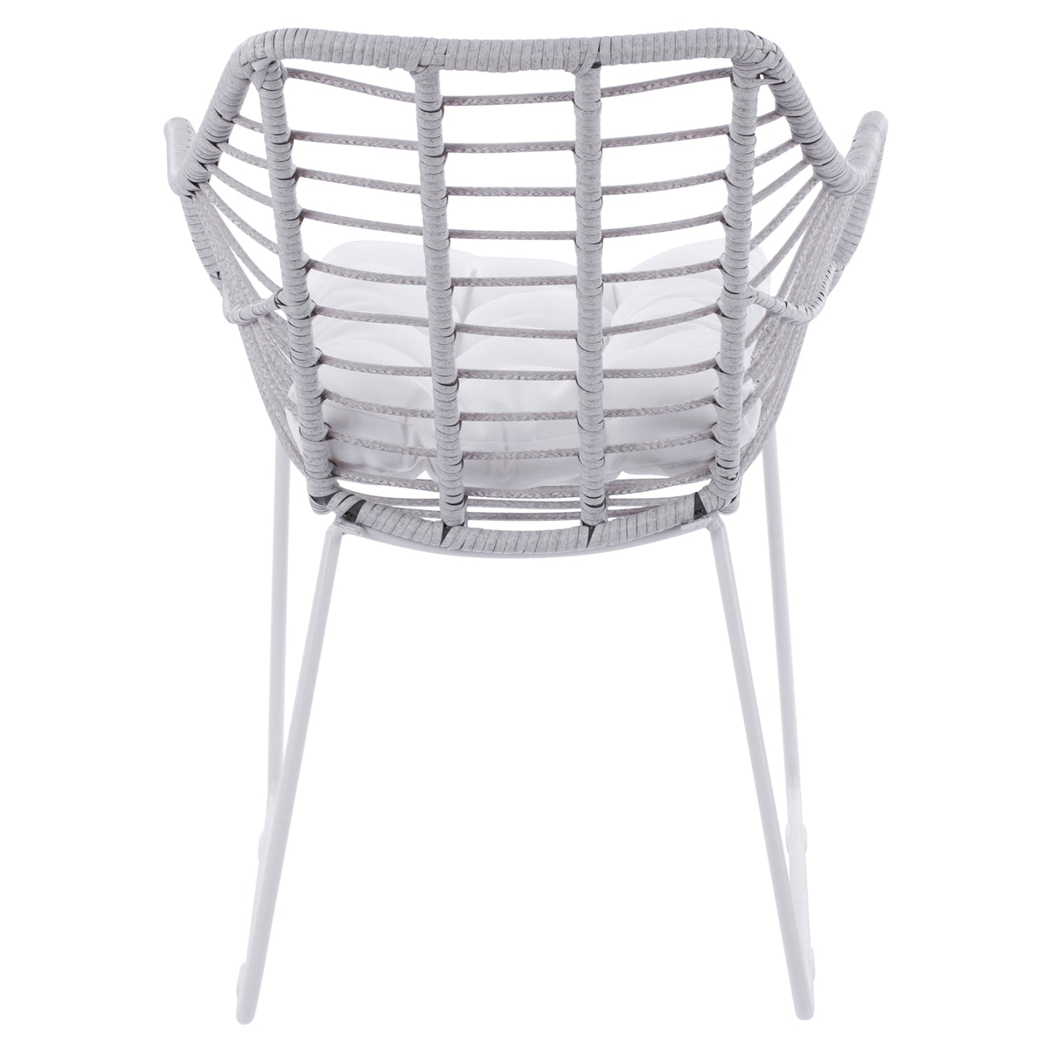 Кресло Алегра 2 -бял мат 60x56x84