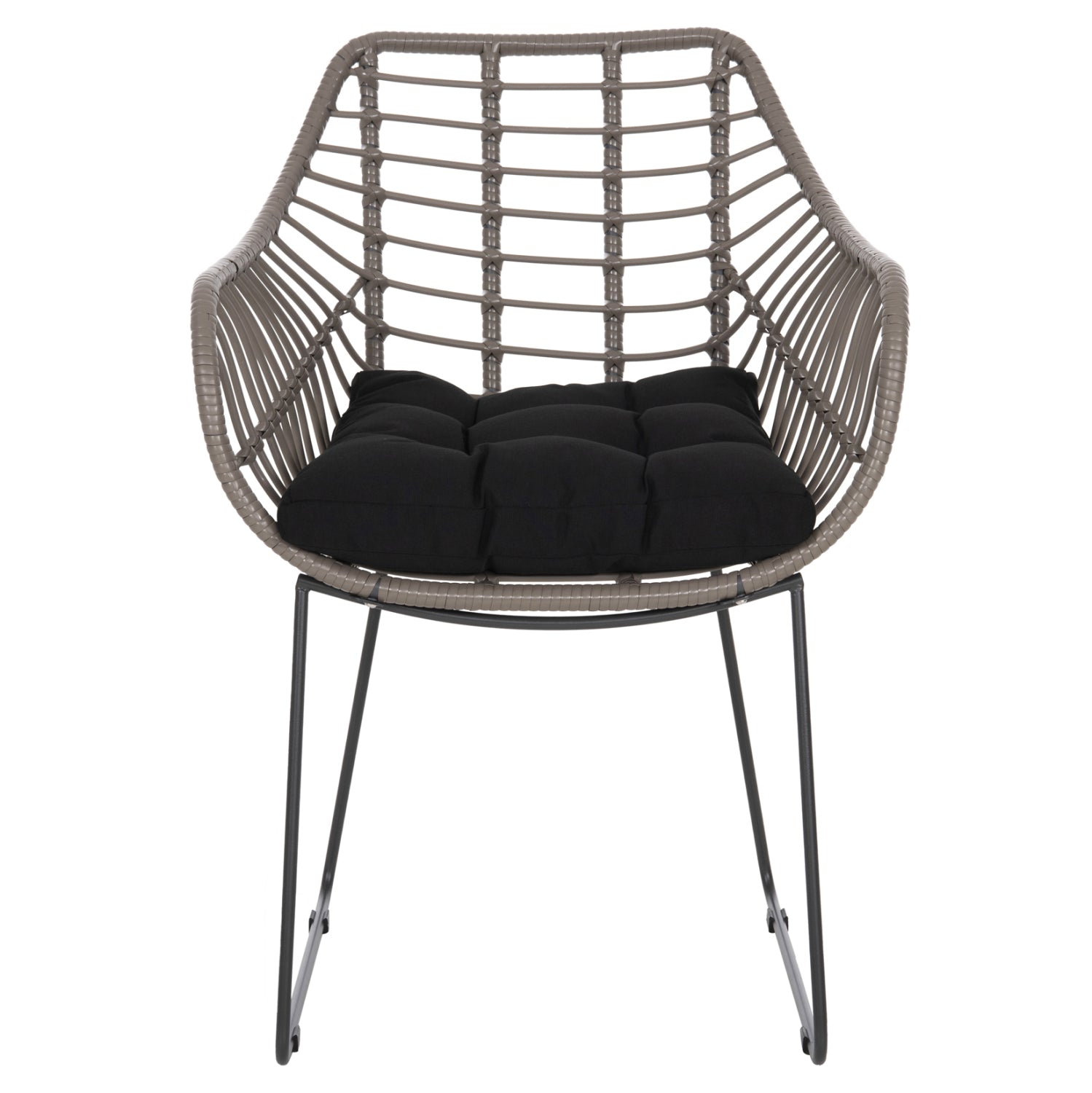 Кресло Алегра -цвят мока-сив 60x56x84