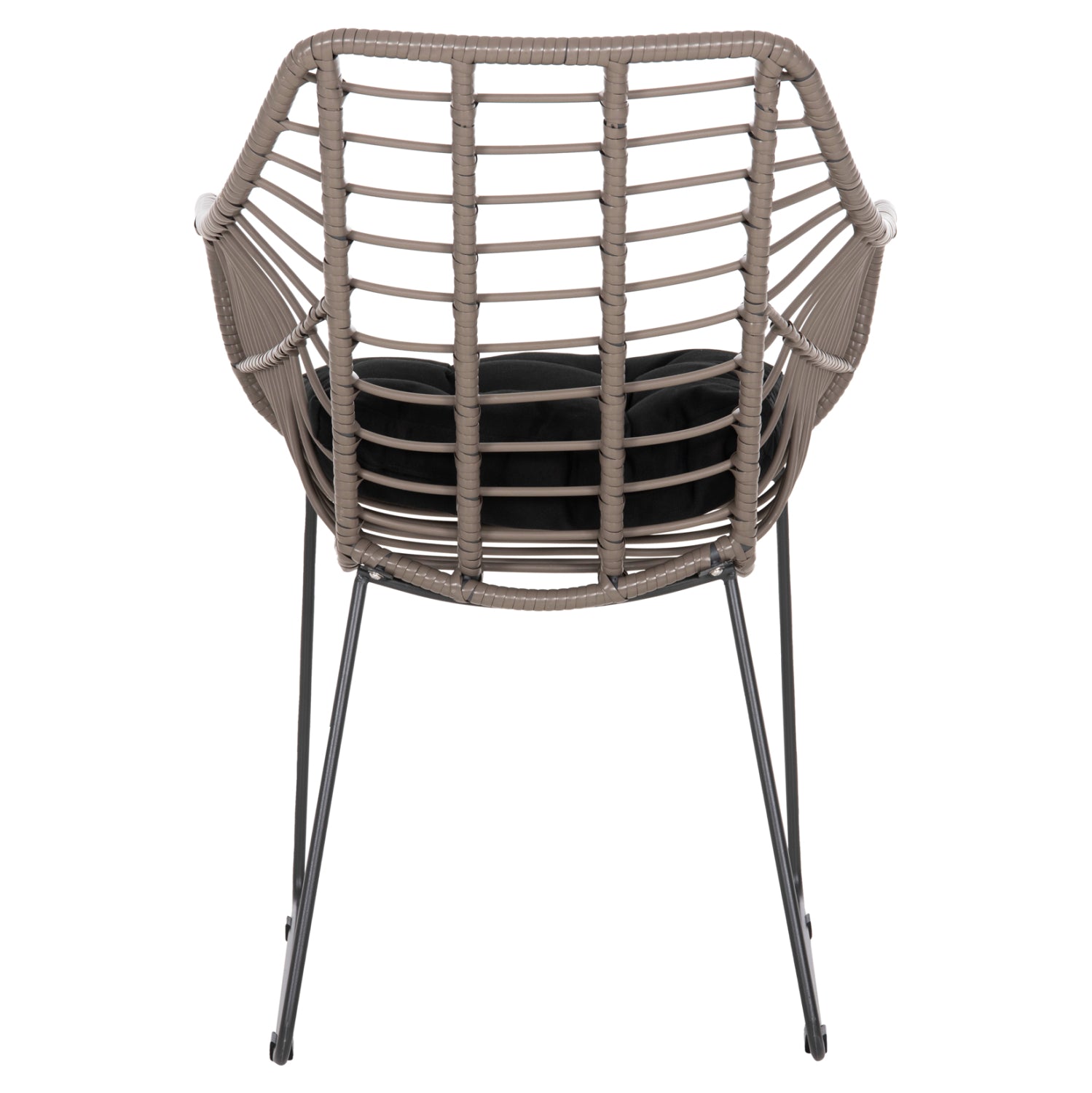 Кресло Алегра -цвят мока-сив 60x56x84