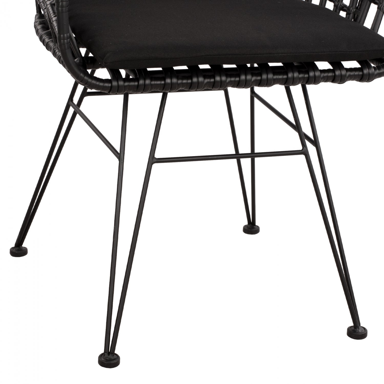 Кресло Алегра черен цвят 58x61x81