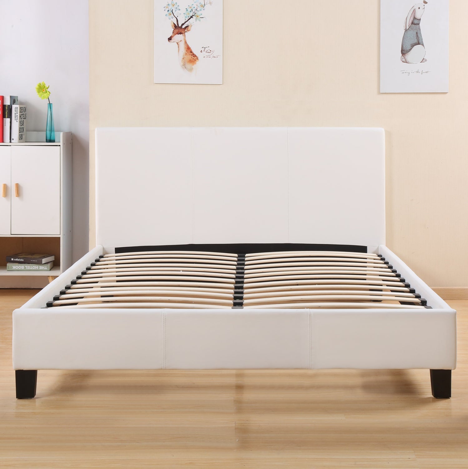 Легло Becca бял цвят 150x200см