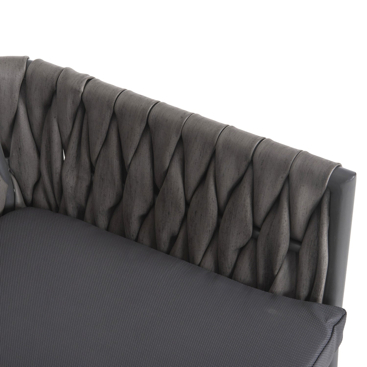 Кресло MARTIN алуминий цвят антрацит 56x56x80