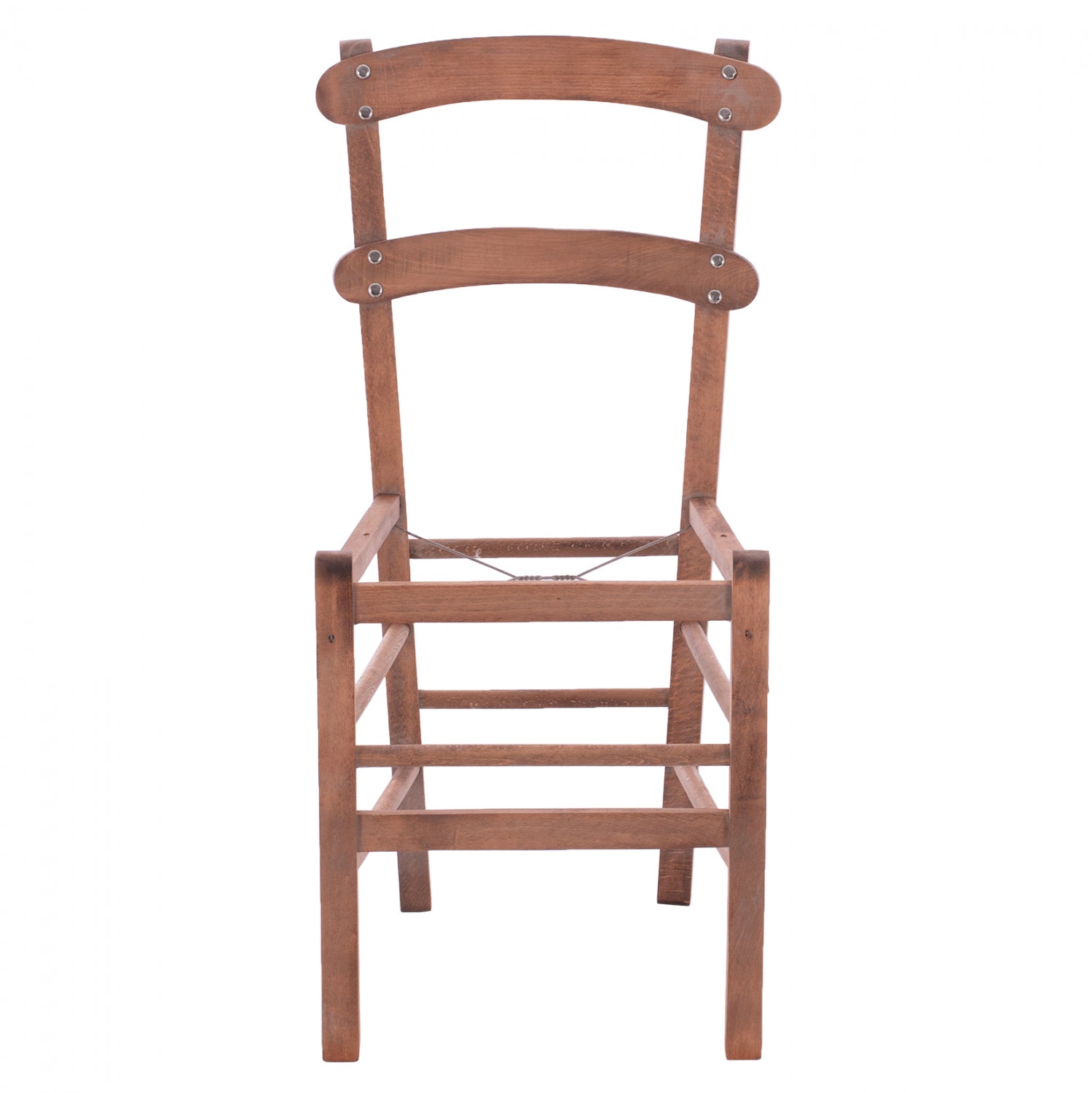 Основа за традиционен стол боядисана конструкция цвят орех