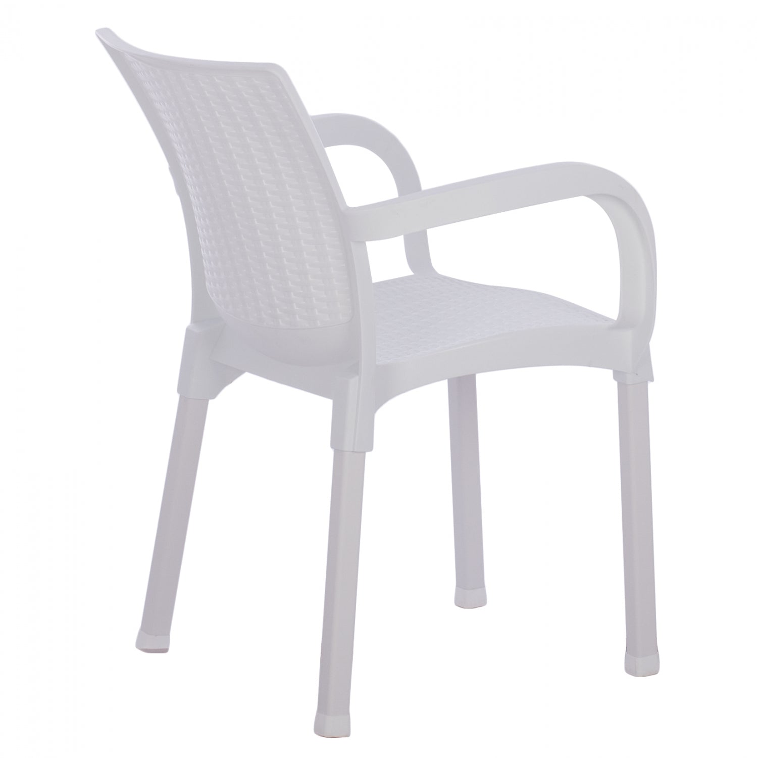 Кресло ALU бял цвят 60x60x82 cm