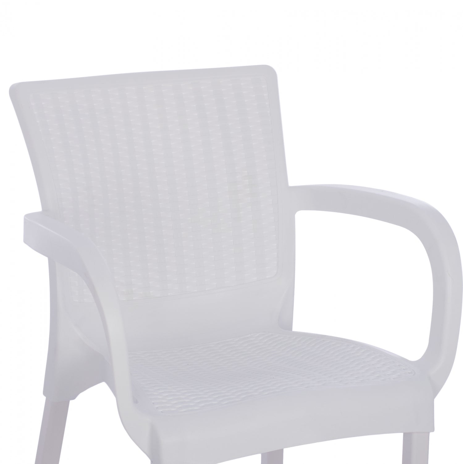 Кресло ALU бял цвят 60x60x82 cm
