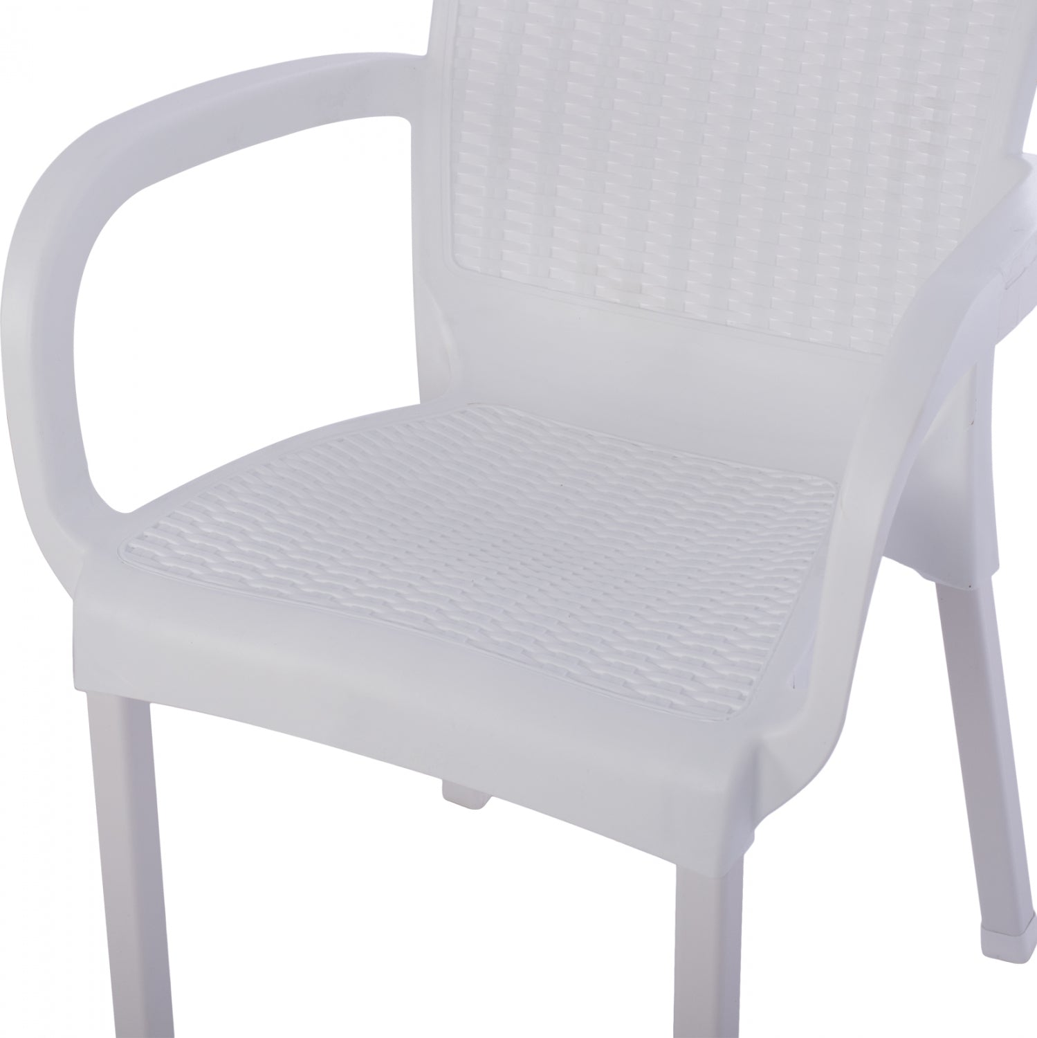 Кресло ALU бял цвят 60x60x82 cm