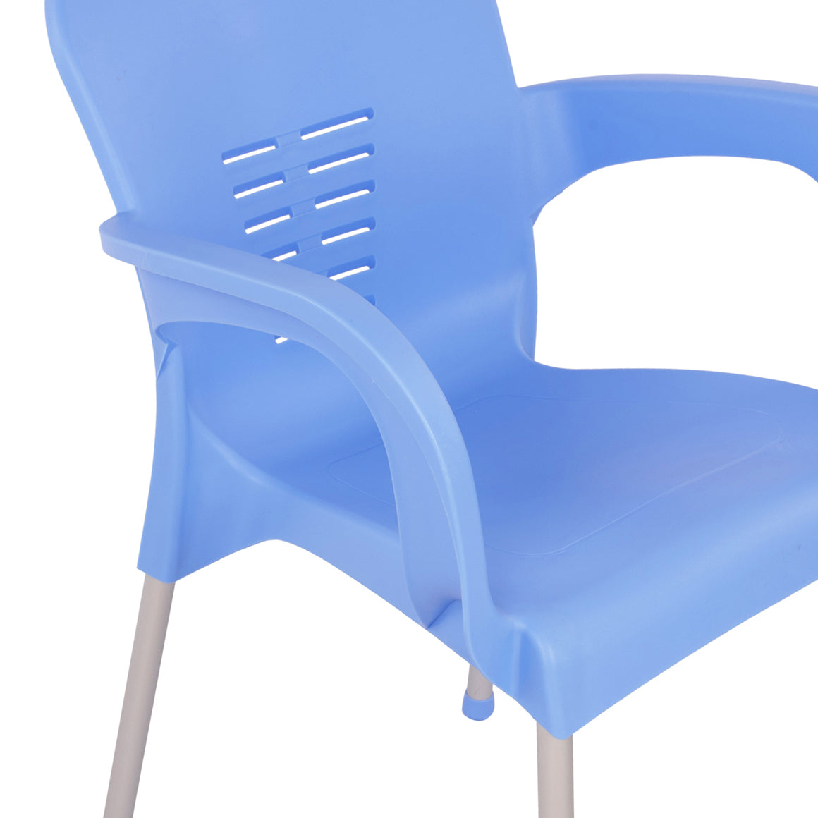 Стол KAREK син цвят 59x58x81