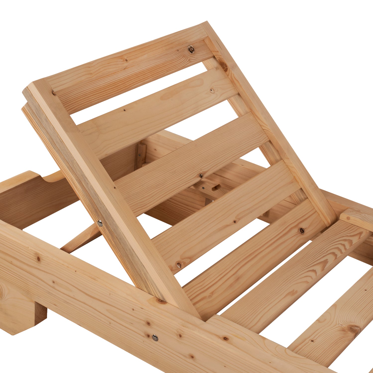 Шезлонг Македония бор , 204x77.5x29см цвят натурален