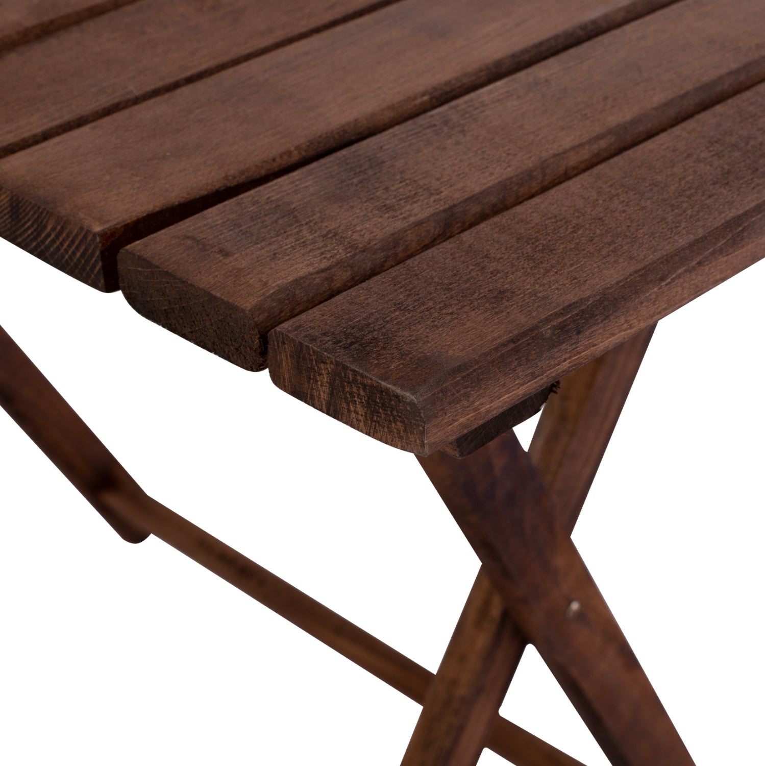 Сценична маса Lemnos, масивен бук,цвят орех, 100x60x75 см