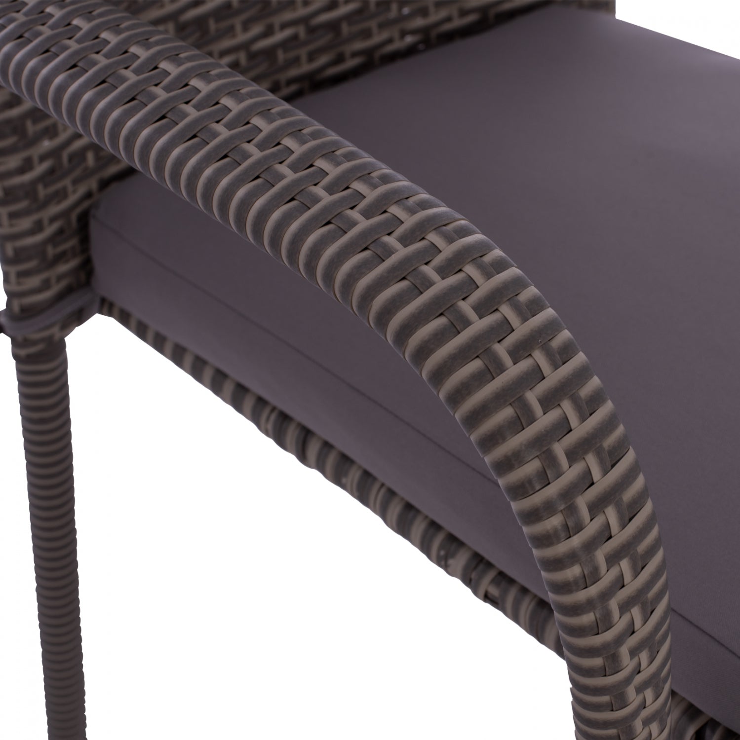 Градинско кресло ANISHA сив цвят 56x60x94