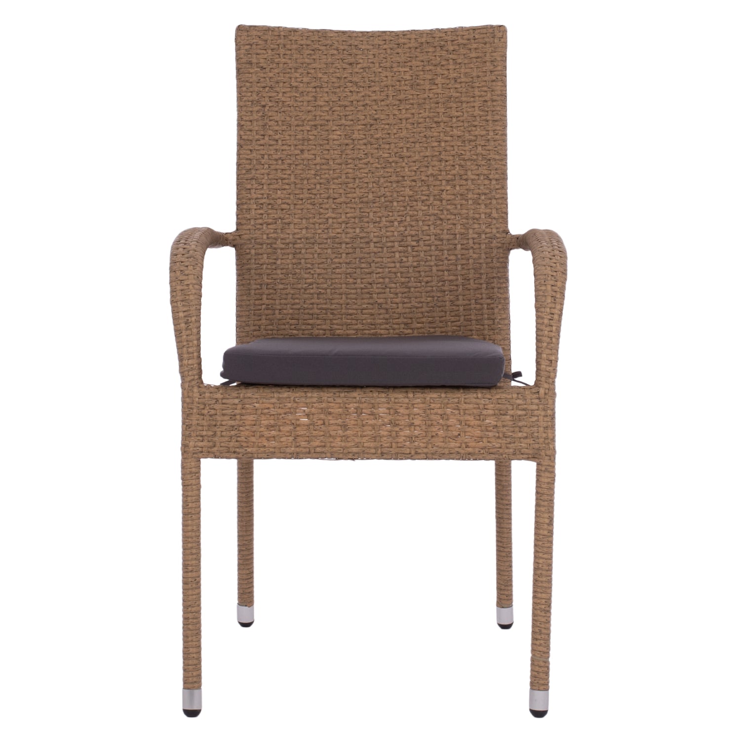 Градинско кресло ANISHA бежов цвят 56x60x94