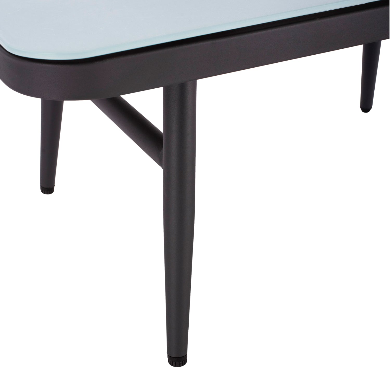 Градински сет Скайли 4 бр сив цвят диван ,2 кресла и маса 100x60x44 см.