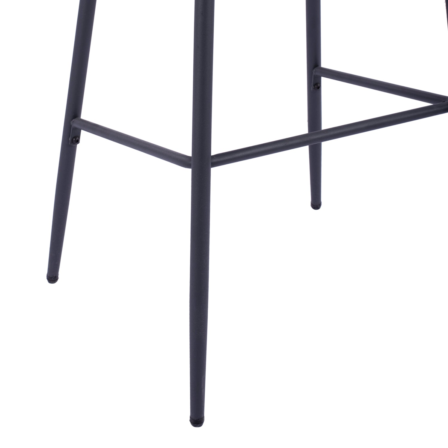 Бар стол Кади бежово плетено въже 54x54x103