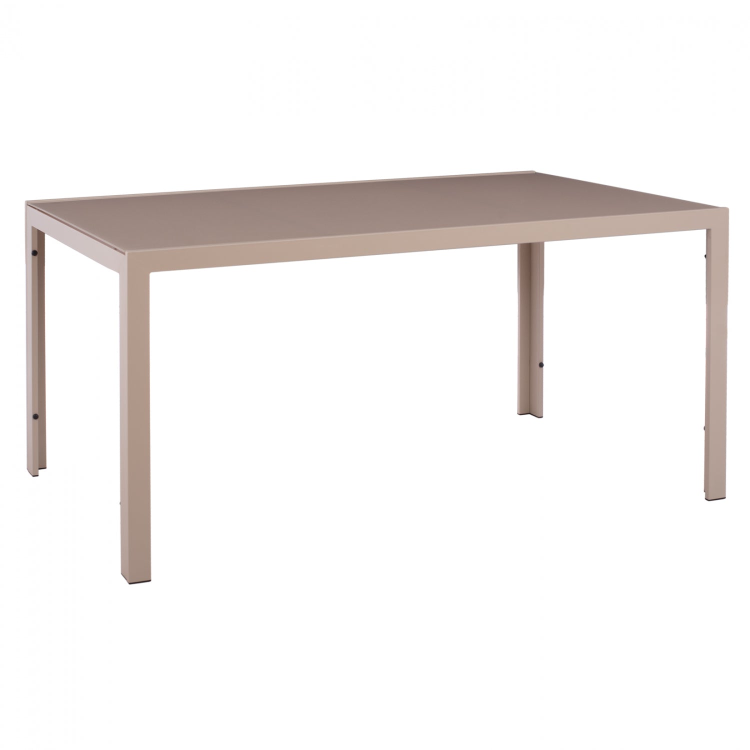 Маса OFER метална 150х90х75 см -бежов цвят