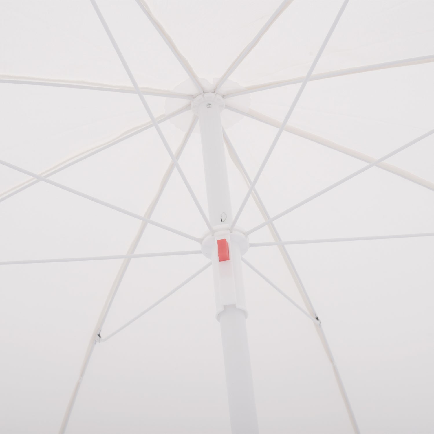 Кръгъл плажен чадър Пасифика бежов цвят  Φ180Χ200