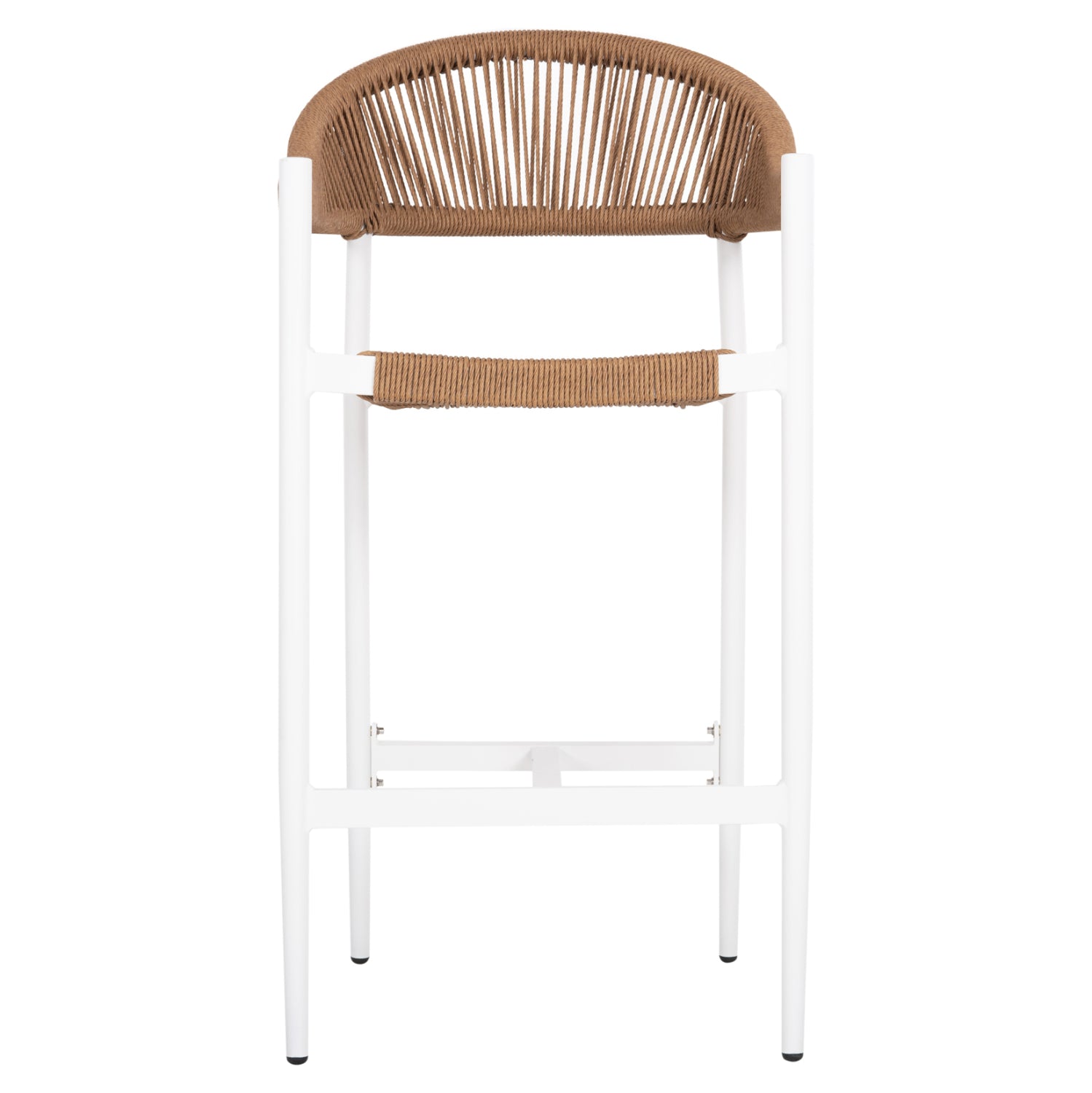 Бар стол GREGG цвят бял-бежов 55x57x106см.