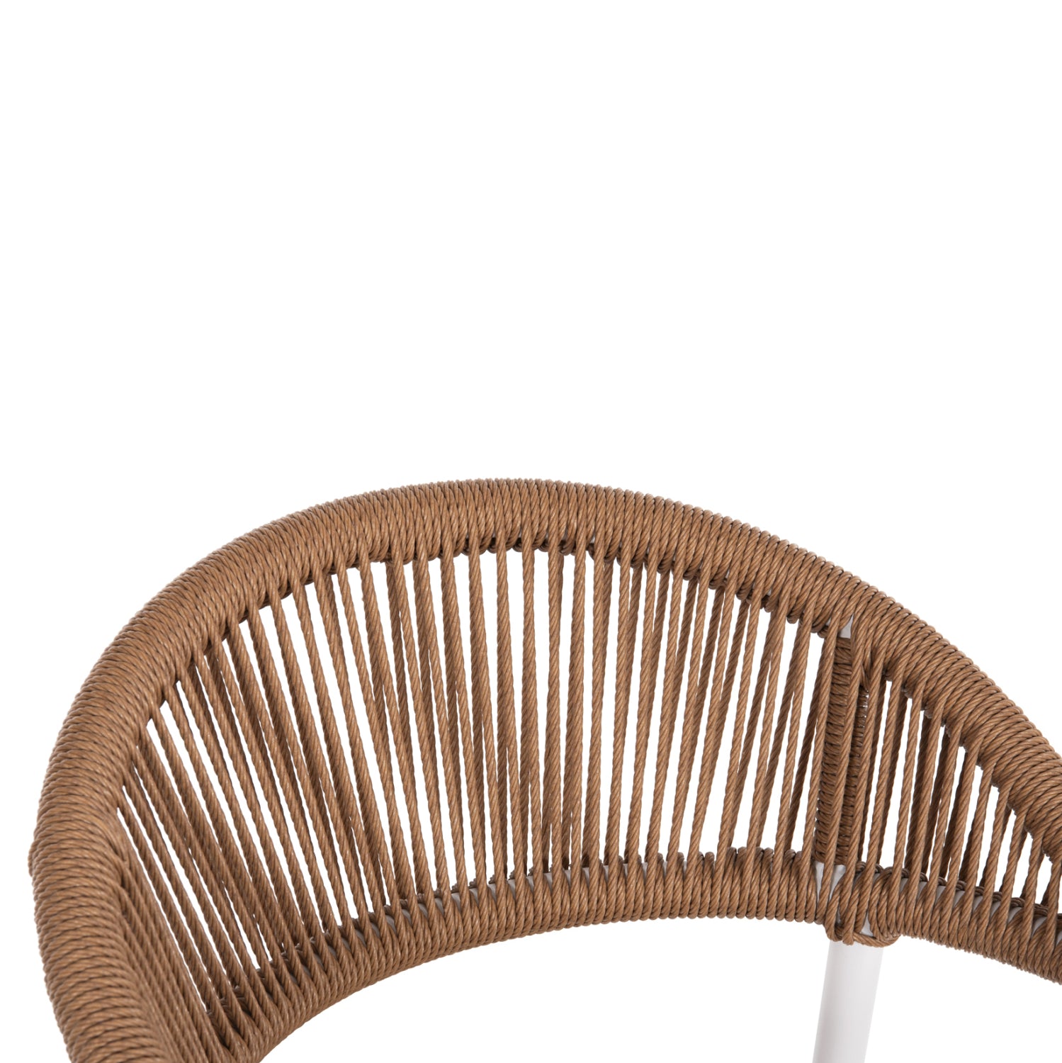 Бар стол GREGG цвят бял-бежов 55x57x106см.