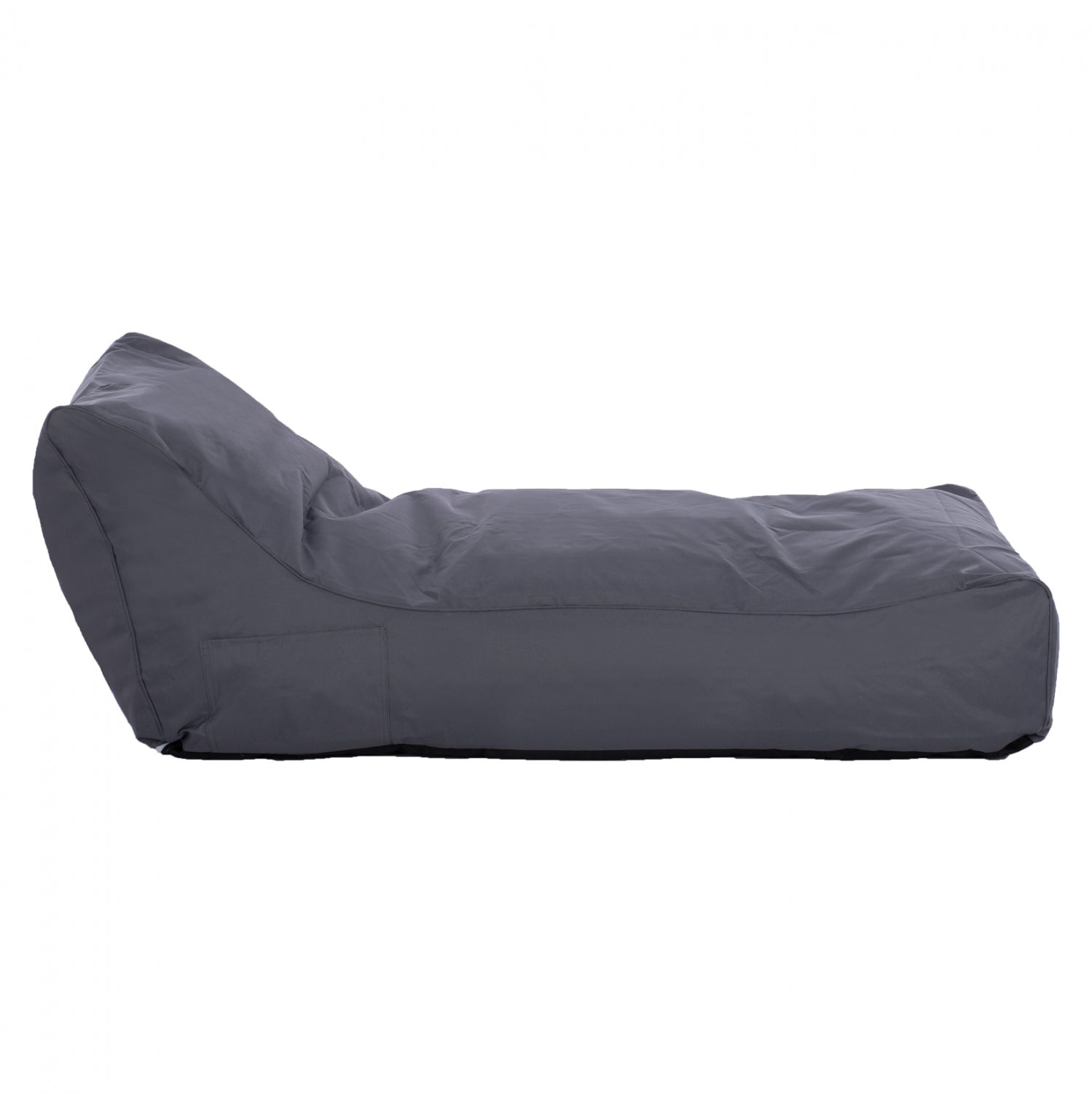 Пуф Алоха сив цвят 100% водоустойчив 140x70x60см