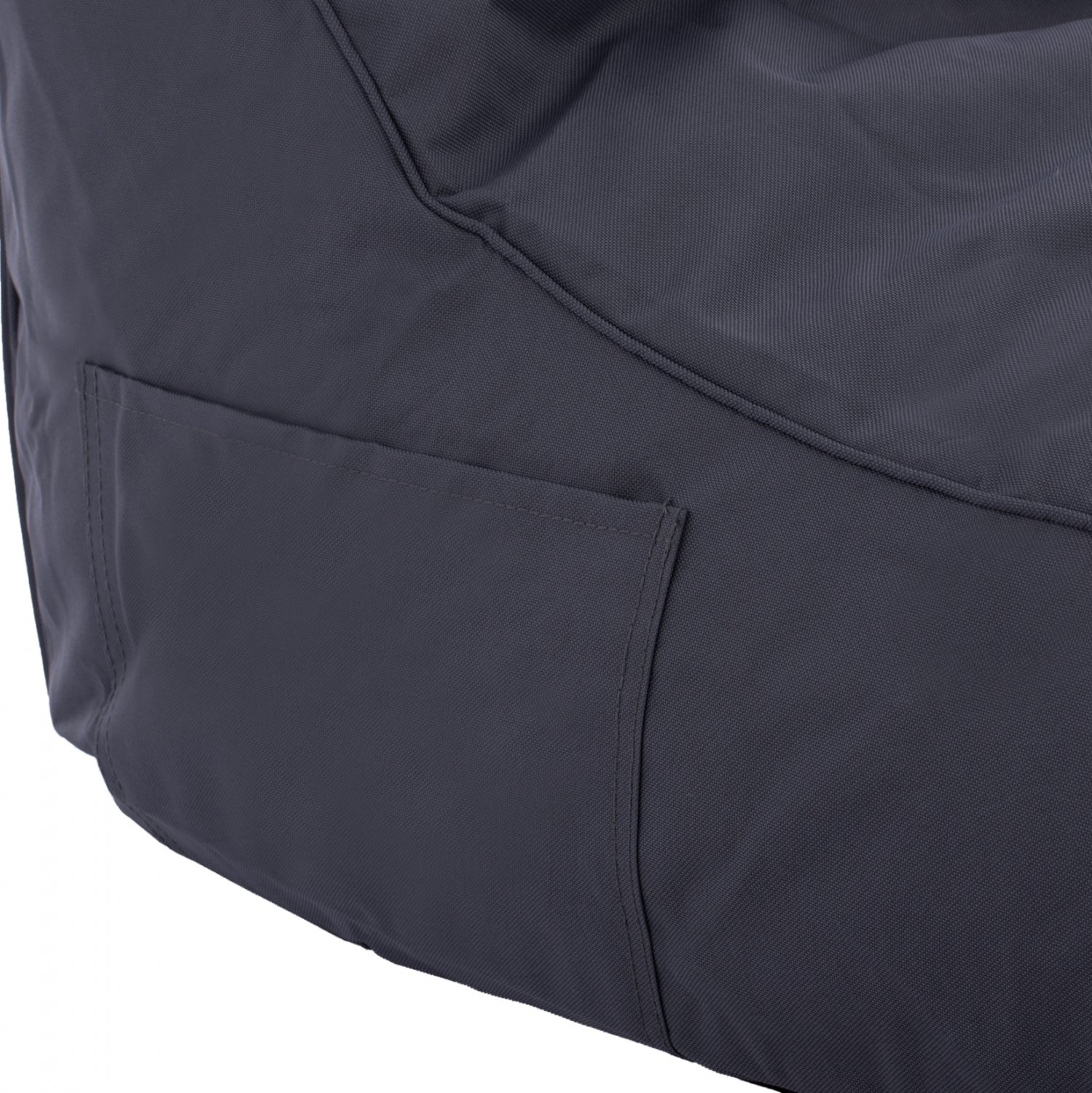 Пуф Алоха сив цвят 100% водоустойчив 140x70x60см