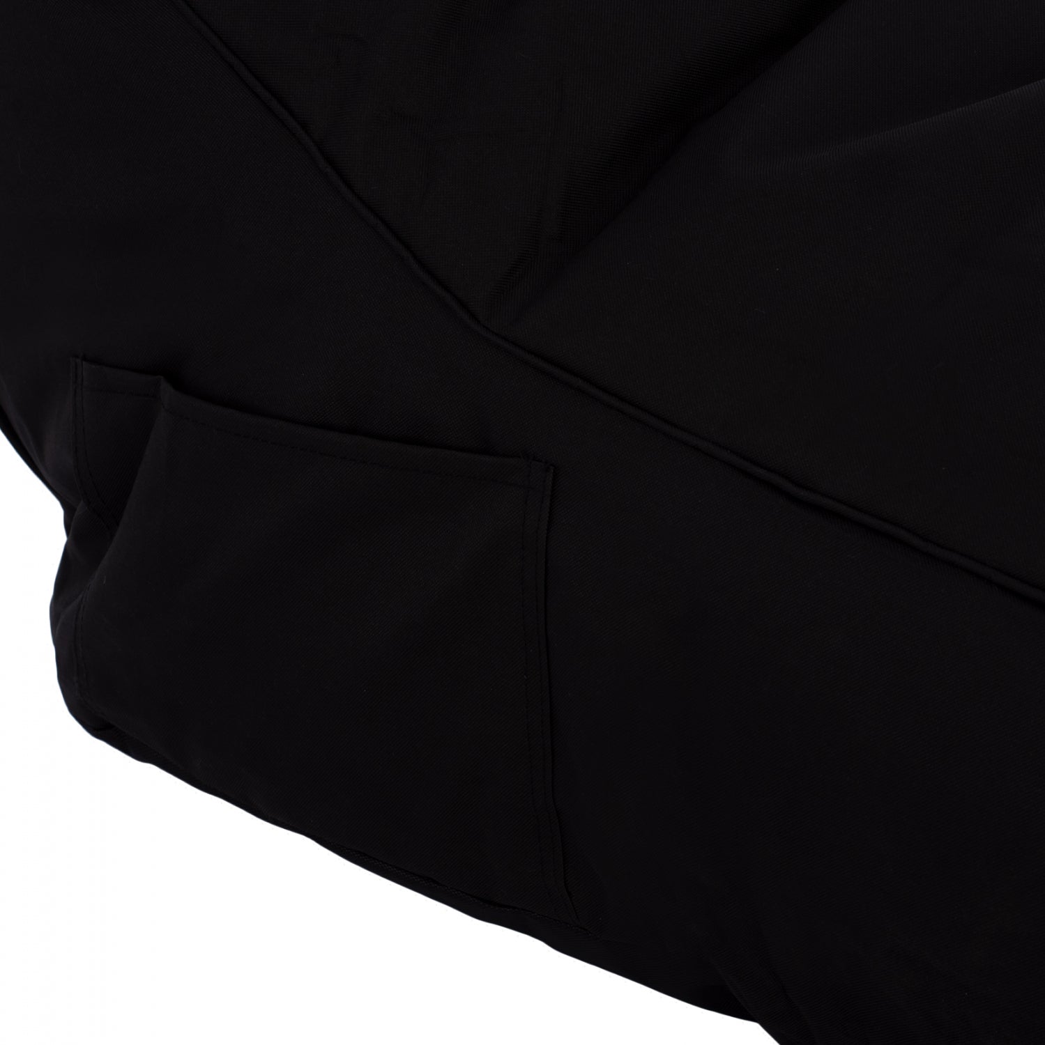 Пуф Алоха черен цвят 100% водоустойчив 140x70x60h-см