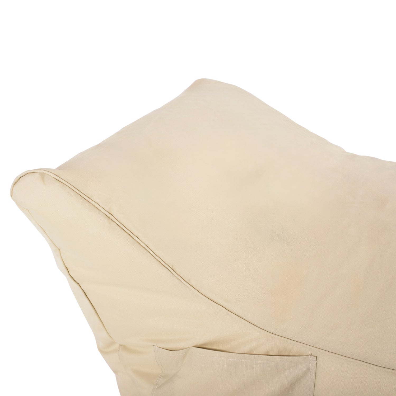 Пуф шезлонг TANEA бежов цвят 100% водоустойчив -80х210х45-60см