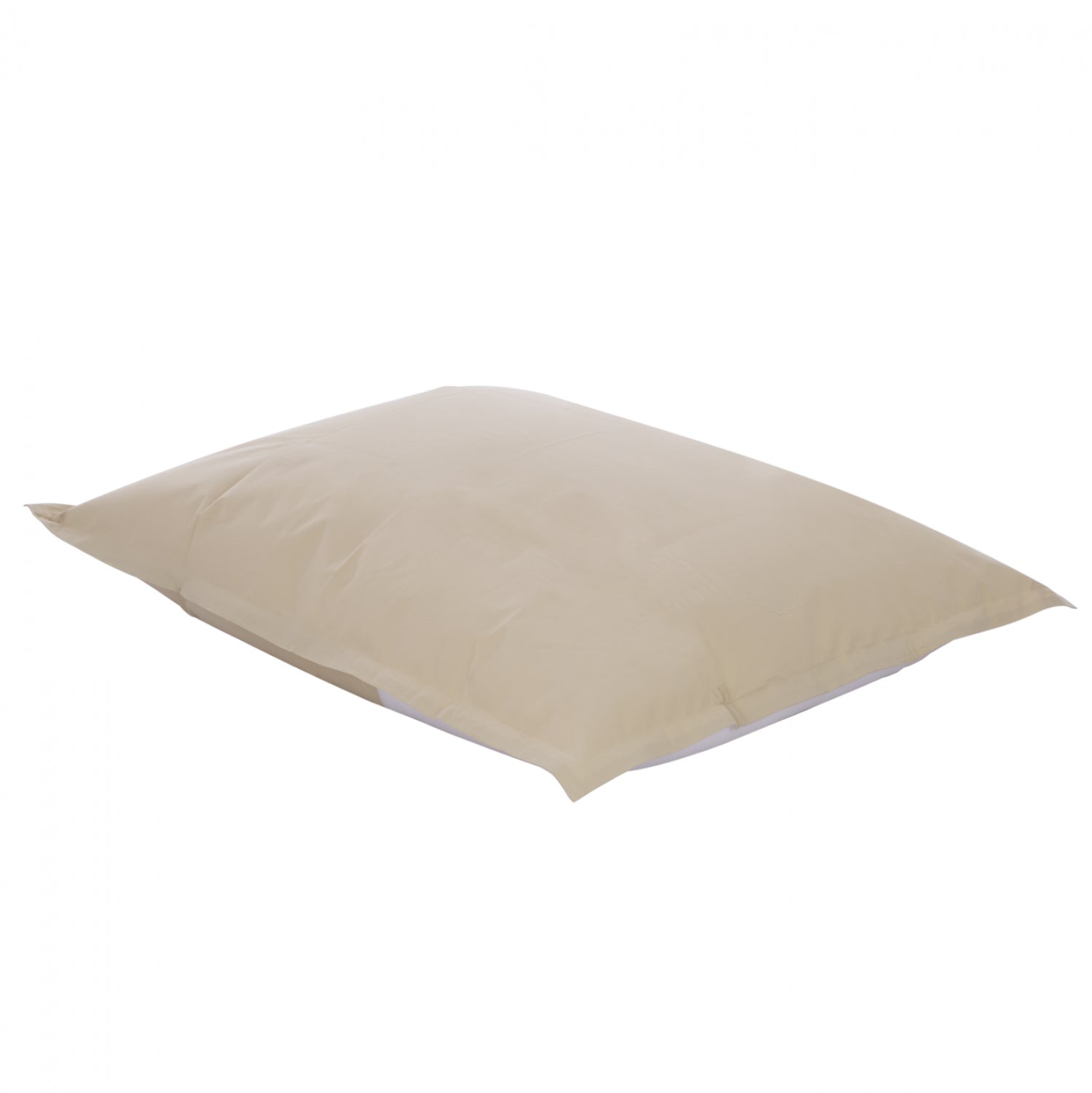 Пуф 100% водоустойчив бежов в бял цвят 140x180