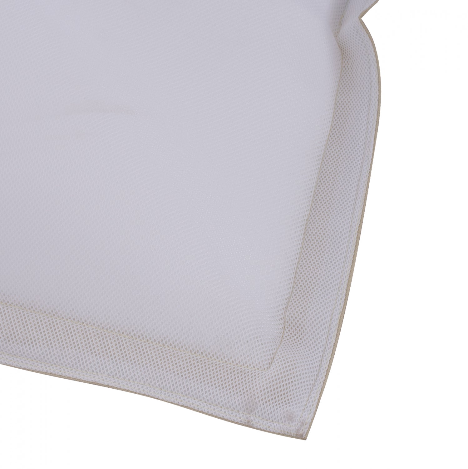 Пуф 100% водоустойчив бежов в бял цвят 140x180