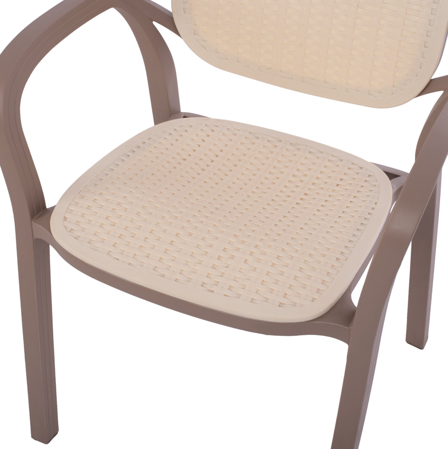 Стол Лина цвят бежов-кафяв 57x57x83