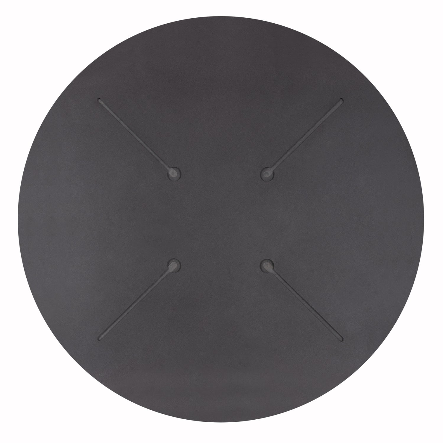 HPL плот за маса Ø60 см - сив цвят