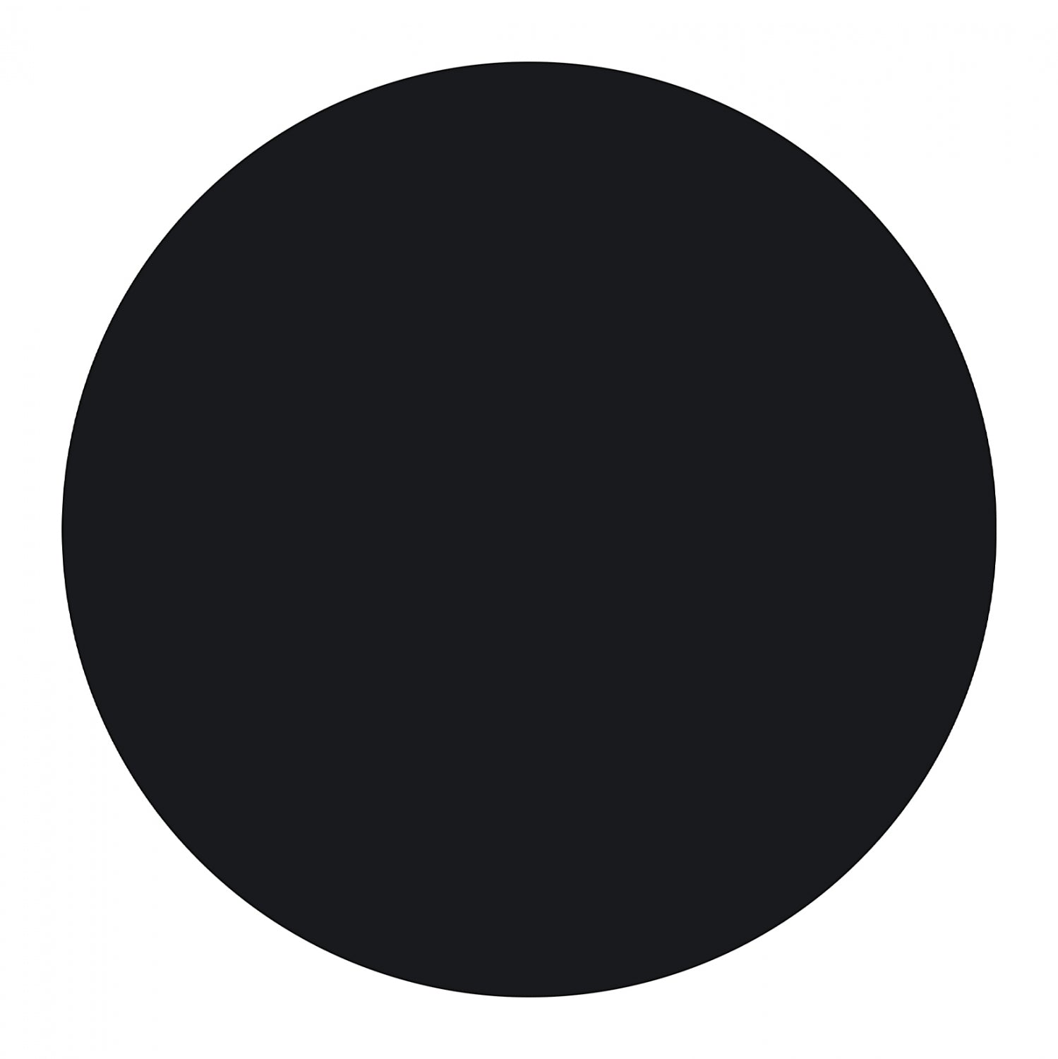 Hpl плот за маса ф69 -черен цвят