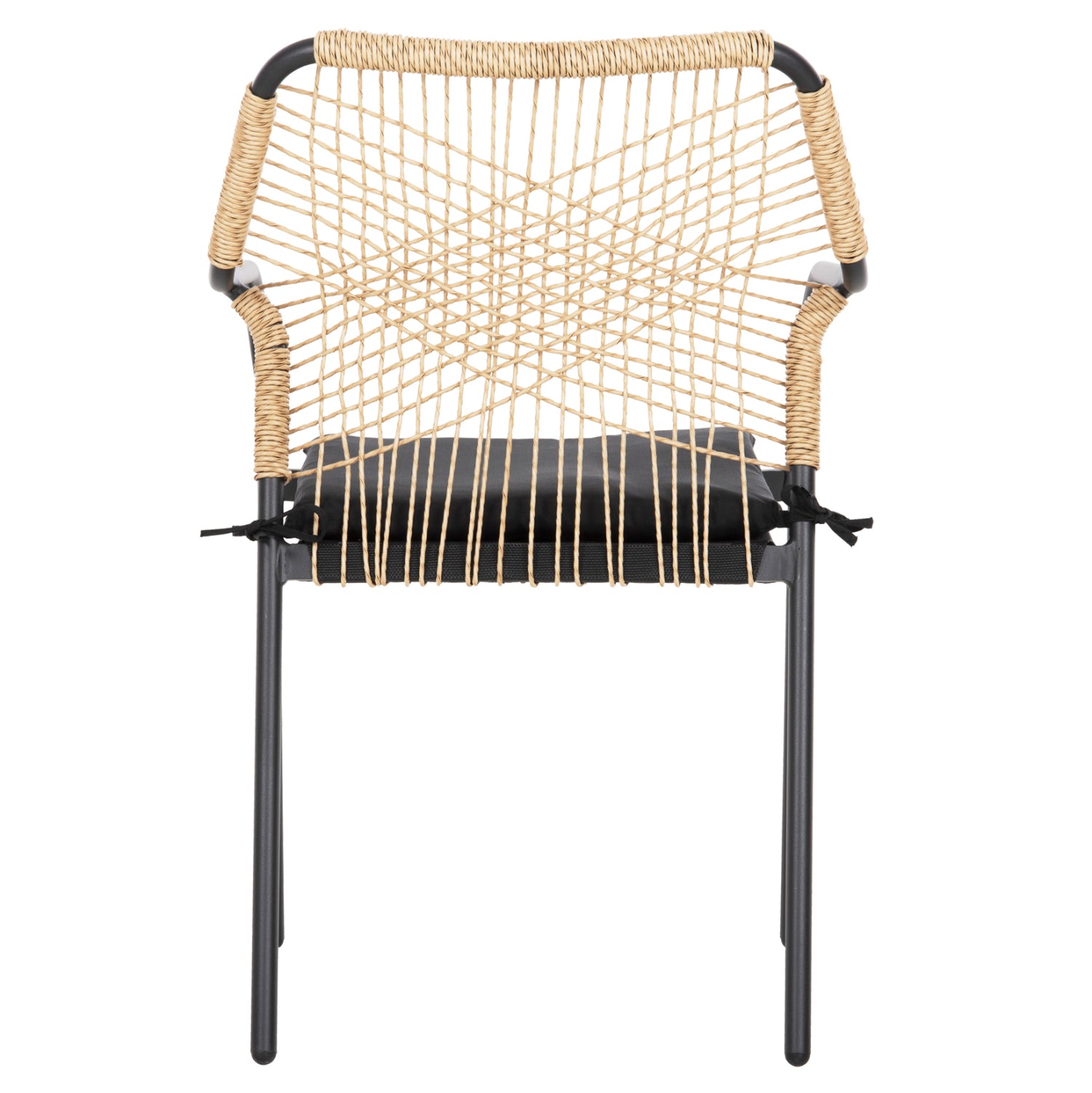 Стол TROTTER цвят тъмно сив-бежов 56x60x85