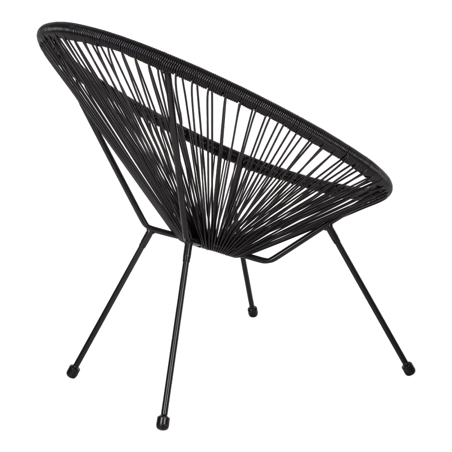 Кресло Алегра акапулко черно 71x72x80