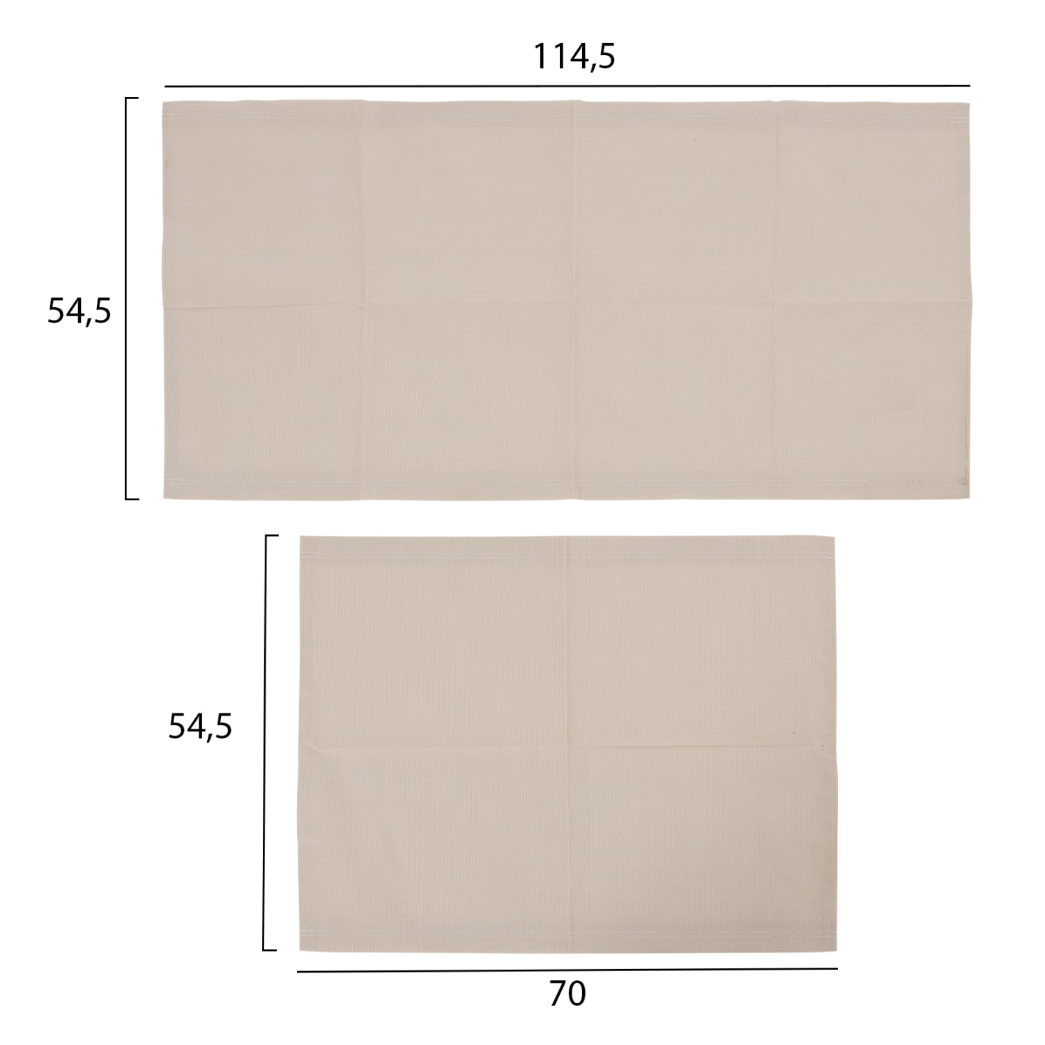 Текстилена мрежа за шезлонг Грета бежов цвят