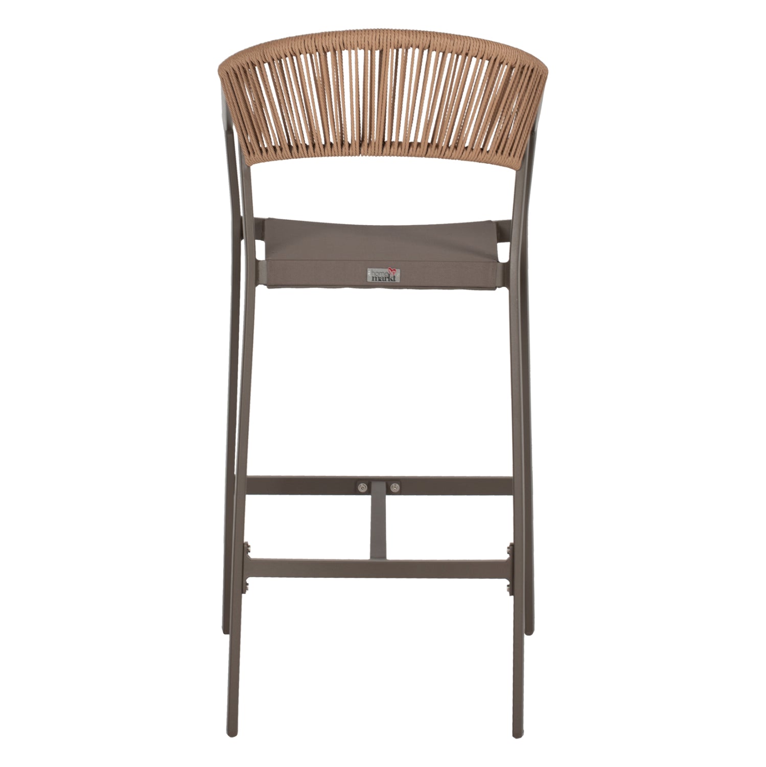 Бар стол 5892 бежов цвят /шампанско 56x58x105