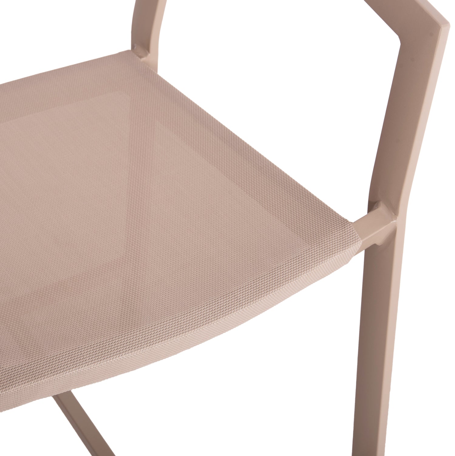 Бар стол 5892 средна височина -цвят шампанско-бежов 55x56.5x99