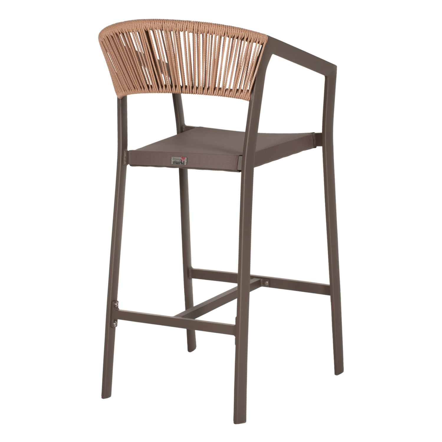 Бар стол 5892 цвят шампанско-бежов 56x58x105