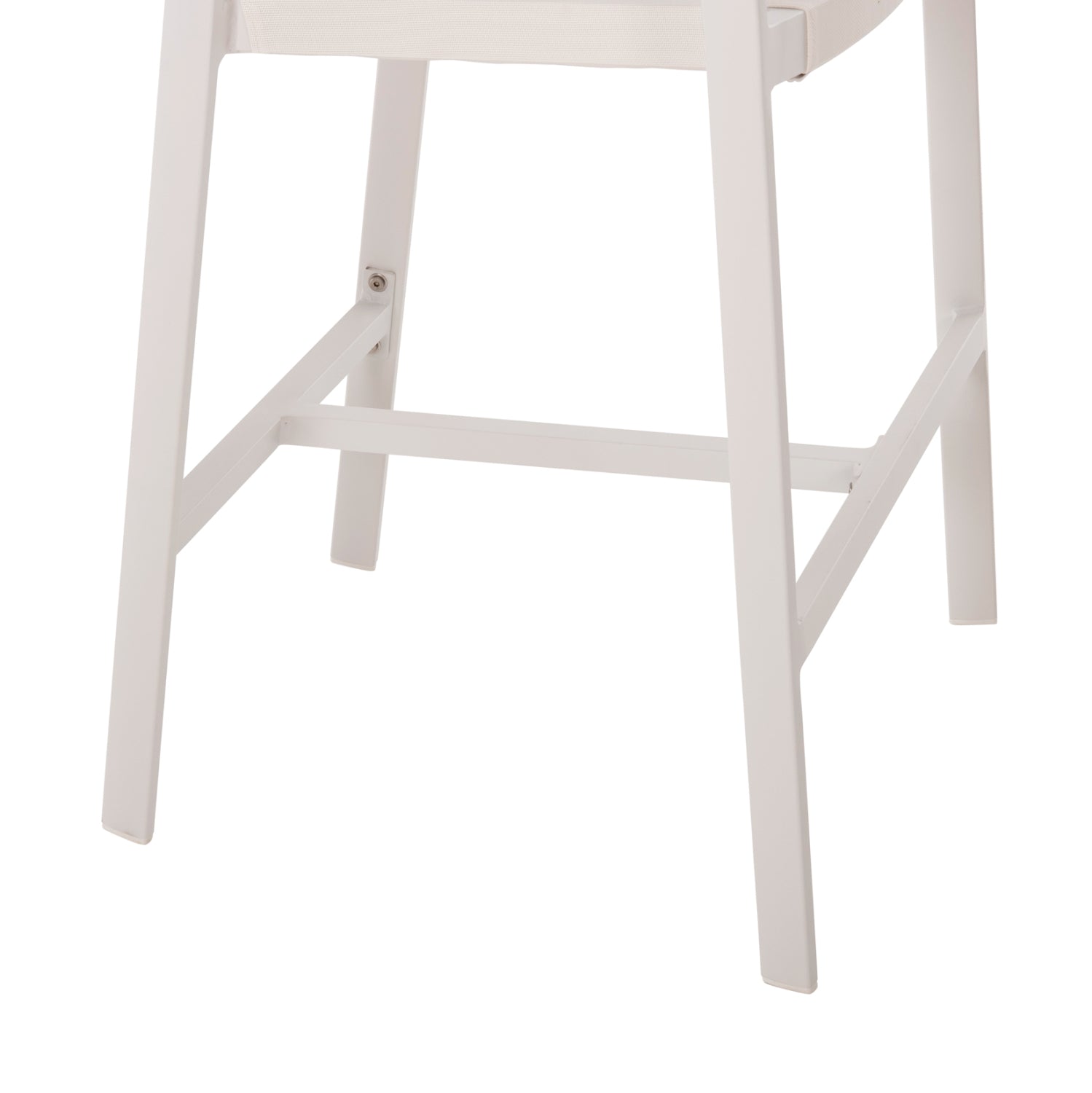 Бар стол 5892 средна височина -цвят бял-бежов 57x57x99,5