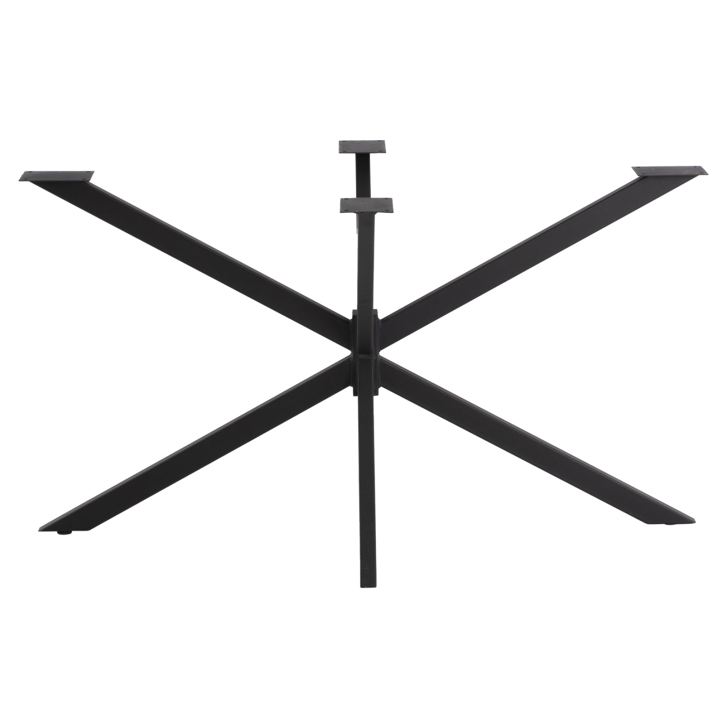 Основа за маса двойна 5917 черен цвят 130x72x71,5см